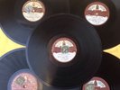 5 disques 78 Tours Landouzy Affre Billot Odeon Talking Machine