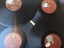 4 disques 78 Tours Mercadier Affre Weber Odeon Talking Machine