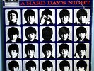 THE BEATLES HARD DAY'S NIGHT RARE ORIG '64 UK PARLOPHONE BLACK & YELLOW LABEL LP
