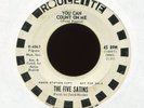 THE FIVE SATINS You Can Count on Me on Roulette Promo Northern Soul 45 Hear
