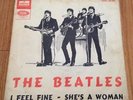 THE BEATLES *I FEEL FINE   SHE'S A WOMAN* 1964 SPANISH ODEON 45 DSOL 66.046