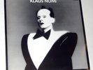KLAUS NOMI 1st LP GERMANY1981 GLAM NEW WAVE SYNTH-POP DJ ELECTRONICA DAVID BOWIE