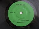 LINDSEY BUCKINGHAM  FLEETWOOD MAC - Rare MALAYSIA MUSIC BOX USE / PROMO  45 RPM