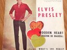 ELVIS PRESLEY * WOODEN HEART * 1962 SPANISH ONLY PS 45 RCA 3-10126