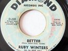 RUBY WINTERS-BETTER /I WNT ACTION ON DIAMOND NORTHERN 45-HEAR