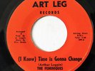 THE FEMINIQUES /BLUE SMOKE-TIME IS GONNA CHANGE ON ART LEG XOVER SOUL 45-STRONG