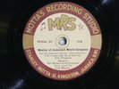 78 RPM -- Dan Williams & His Orch. (vocals: Lord Fly), MRS 1, E Calypso - Mento