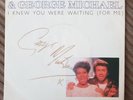 SIGNED Aretha Franklin & George Michael - I Knew You Were Waiting (For Me) 7