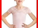 Ballet Leotard For Toddler Girls W Bow Tie Back PINK 2T- 4T Height 39- 44
