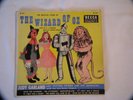 OLD 1954 DECCA JUDY GARLAND MUSICAL SCORE OF THE WIZARD OF OF OZ 45rpm RECORDS