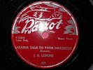 J. B. LENORE / Mamma Talk To Your Daughter - Man Watch Your Woman /PARROT 78rpm