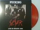 SLAYER -FU**ING SLAYER- Live in LUND Europe 1992 red vinyl #16/100 metallica