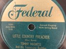 Federal 10021 Tommy Magnes & Tenn Buddies WINGS OF FAITH EE- 78 rpm BLUEGRASS