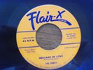 The Orbits 45 Message Of love 1956 doo wop on Flair-X FL5000 excellent