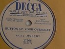 Rose Murphy – 78rpm 10-inch single – Decca #27268