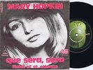 MARY HOPKIN Que Sera Sera Danish 45PS 1970 Apple