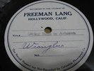78 RPM transcription, Arizona Wranglers, Going Back To Arizona/West Coast Specia