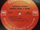LEONARD COHEN 1969 SONGS FROM A ROOM CS 9767 LP 2 eye 1C/1D 1st press EX/EX