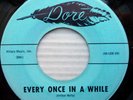 THE DEBONAIRES vg++ Dore 2nd pressing doo-wop 45 EVERY ONCE IN A WHILE PC207