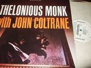 THELONIOUS MONK : WITH JOHN COLTRANE LP JAZZLAND OJC 039 USA