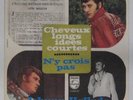 Johnny Hallyday 45 tours Cheveux longs idées courtes Pressage Italien