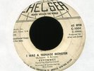 THE KEYTONES I Was a Teenage Monster on Chelsea Promo Halloween Rocker 45 Hear