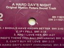 Beatles Hard Day’s Night test pressing Capitol records,embossed letters label NM