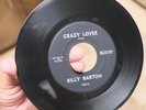 ROCKABILLY CRAZY LOVER BILLY BARTON 45 VERY GOOD