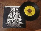 Sly And The Family Stone I Want to Take You Higher 45 rpm DEMO Woodstock Sleeve