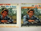 JOHNNY CASH NOW THERE WAS A SONG VOL. 1&2 COLUMBIA B14631/B14632 45rpm 1950's
