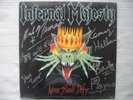 INFERNAL MAJESTY - None shall defy 1987 1pr LP FULLY AUTOGRAPHED Silence TYNATOR