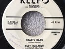 Halloween Novelty Rock & Roll 45 BILLY DEMARCO Drac's Back KEEFO PROMO VG+