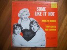 SOME LIKE IT HOT----MOVIE SOUNDTRACK ---VINYL ALBUM