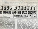 Charles Mingus - Mingus Dynasty 6eye Columbia Mono CL 1440 Signed Autograph