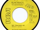 Elvis Presley USA PROMO/DEMO DJ copy He Touched Me 74-0651 RARE Vinyl EX-/VG++