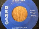 DANNY SEGOVIA So Many Girls 45 on Renco Texas chicano R&B/soul HEAR