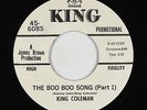 Funk R&B 45 - King Coleman - The Boo Boo Song - King - VG+ mp3