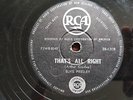 ELVIS PRESLEY That's All Right b/w Blue Moon Of Kentucky New Zealand 78 RCA