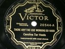 Carolina Tar Heels Victor 20544 78 RPM record rural country 1927 original sleeve