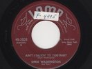 '56 W Coast R&B Gal Shouter SHERI WASHINGTON Ain't I Talkin' To You Baby M- HEAR