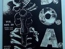 vintage org D.O.A. DNA SF 11x14.25 Punk Flyer poster kbd hardcore murder hc