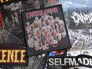 Ultra RaR Cannibal Corpse  Woven Patch 1994 Blue Grape Death Metal Mantas