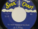 C.C. NEAL All I Want From You is Your Love SOUL CRAFT 45 modern soul NM 7” HEAR