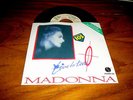 MADONNA Live To Tell rare jukebox promo 45 in special DJ radiosleeve