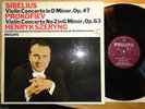 Henryk Szeryng Sibelius / Prokofiev Violin Concerto  LSO UK VINYL LP AL 3571