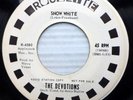 the DEVOTIONS vg++ orig. white label promo 45 doowop SNOW WHITE  ZINDY LOU pc230