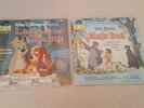 7 Inch 33 1/3 long play records Lady and the Tramp, Jungle Book factory sealed