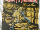 IRON MAIDEN PIECE OF MIND VINYL LP NO BAR CODE GATEFOLD SLEEVE EMI EMA 800