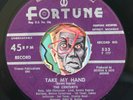 HEAR Centurys 45 Take My Hand/Oh Joe Joe FORTUNE 533 EX R&B doo wop