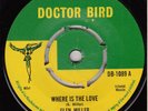 60s R&B Soul GLEN MILLER where is love  UK Doctor Bird 7